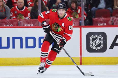 Patrick Kane #88, Chicago Blackhawks (Photo by Michael Reaves/Getty Images)