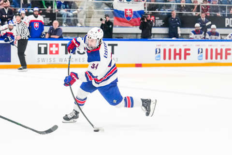 BASEL, SWITZERLAND – APRIL 29: Cole Eiserman of United States. (Photo by Jari Pestelacci/Eurasia Sport Images/Getty Images)