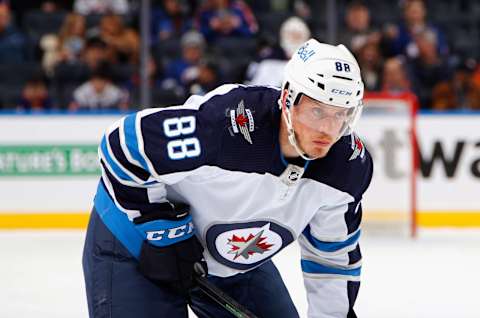 Nate Schmidt #88, Winnipeg Jets (Photo by Bruce Bennett/Getty Images)