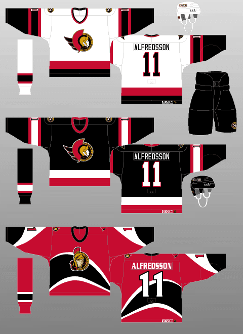 Illustration by Andrew M. Greenstein, The unofficial NHL Uniform Database