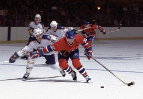 NEW YORK, NEW YORK – CIRCA 1980: Chris Nilan of the Montreal Canadiens. (Photo by Robert Shaver/Bruce Bennett Collection/Bruce Bennett Studios via Getty Images)