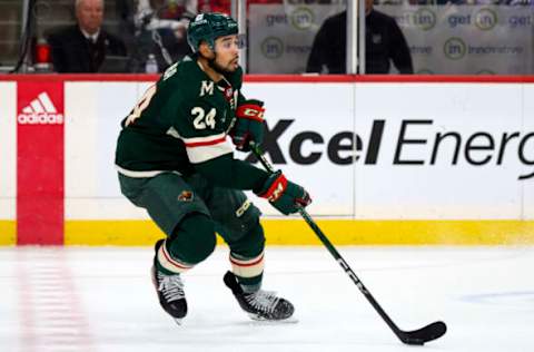 Matt Dumba #24, Minnesota Wild (Photo by Stephen Maturen/Getty Images)