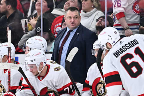 Head coach of the Ottawa Senators D. J. Smith (Photo by Minas Panagiotakis/Getty Images)