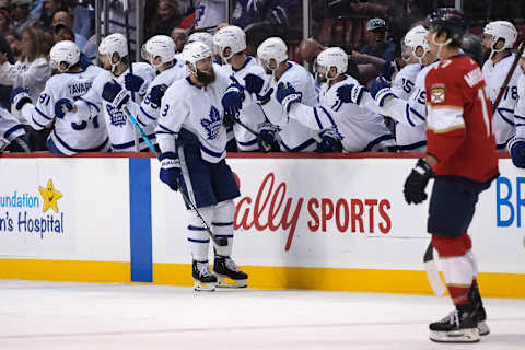 Apr 5, 2022; Sunrise, Florida, USA; Toronto Maple Leafs  . Mandatory Credit: Jasen Vinlove-USA TODAY Sports