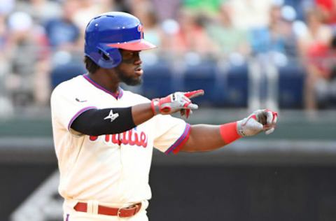 Herrera Doubles the Phillies to Another Victory. Photo by Eric Hartline – USA TODAY Sports.