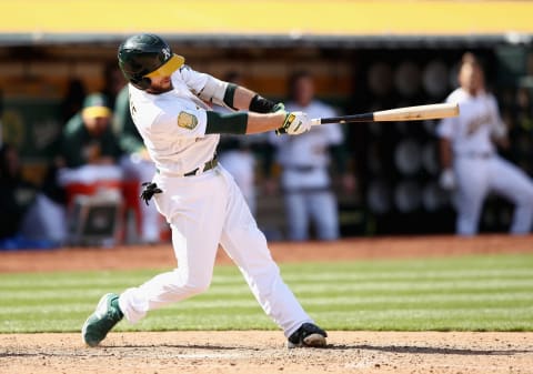 OAKLAND, CA – APRIL 18: Jed Lowrie