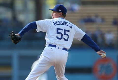 Former Los Angeles Dodgers pitcher Orel Hershiser (Photo by Stephen Dunn/Getty Images)