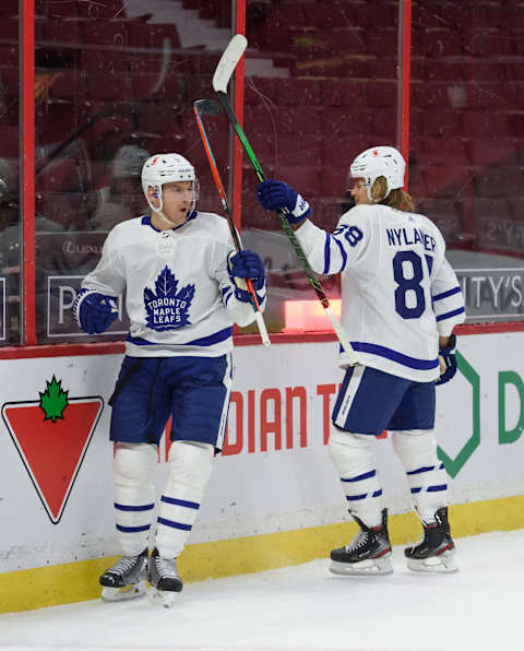 OTTAWA, ON – JANUARY 15: Zach Hyman #11 of the Toronto Maple Leafs  (Photo by Matt Zambonin/Freestyle Photography/Getty Images)