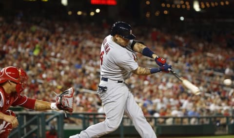 May 28, 2016; Washington, DC, USA; St. Louis Cardinals catcher 