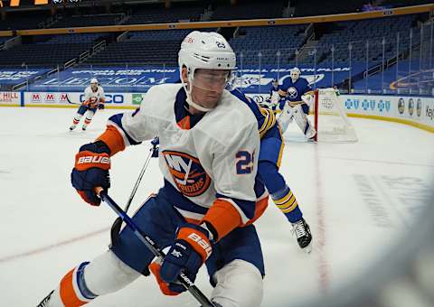 Brock Nelson #29 of the New York Islanders. (Photo by Kevin Hoffman/Getty Images)