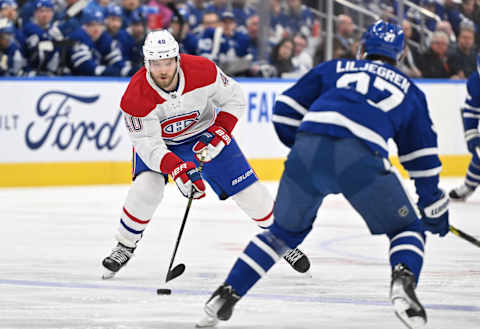 Apr 8, 2023; Toronto, Ontario, CAN; Montreal Canadiens forward Joel Armia. Mandatory Credit: Dan Hamilton-USA TODAY Sports