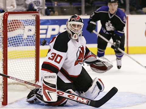 Goaltender Martin Brodeur #30 of the New Jersey Devils (Photo by Victor Decolongon/Getty Images)