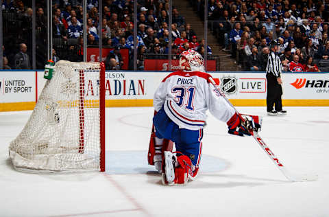 TORONTO, ON – APRIL 7: Montreal Canadiens (Photo by Mark Blinch/NHLI via Getty Images)