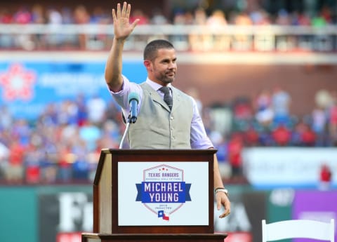 Michael Young, Texas Rangers (Photo by Rick Yeatts/Getty Images)