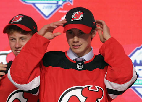 New Jersey Devils – Jack Hughes (Photo by Bruce Bennett/Getty Images)