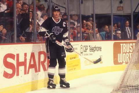 Wayne Gretzky #99 of the Los Angeles Kings. (Photo by Mitchell Layton/Getty Images)