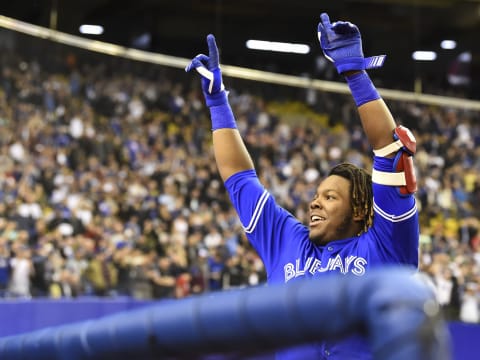 MONTREAL, QC – MARCH 27: Vladimir Guerrero Jr.