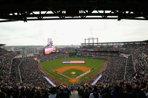 DENVER, CO – OCTOBER 07: A general view of Coors Field before the start of Game Three of the National League Division Series between the Milwaukee Brewers and the Colorado Rockies on October 7, 2018 in Denver, Colorado. (Photo by Justin Edmonds/Getty Images)