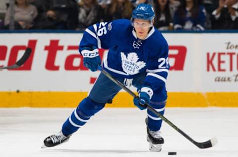 While he didn’t make the cut, Soshnikov remains a decent Leafs prospect.(Photo by Mark Blinch/NHLI via Getty Images)