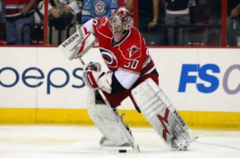 Cam Ward, Carolina Hurricanes (Photo by Jim McIsaac/Getty Images)