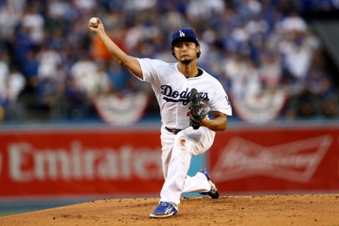 LOS ANGELES, CA – NOVEMBER 01: Yu Darvish