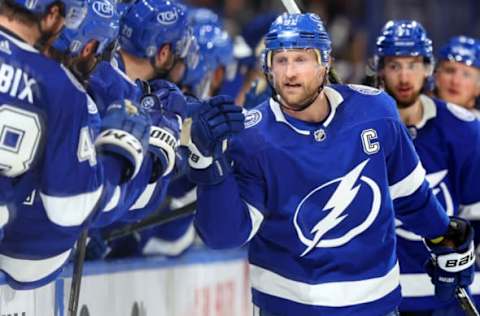 Steven Stamkos #91, Tampa Bay Lightning (Photo by Mike Ehrmann/Getty Images)