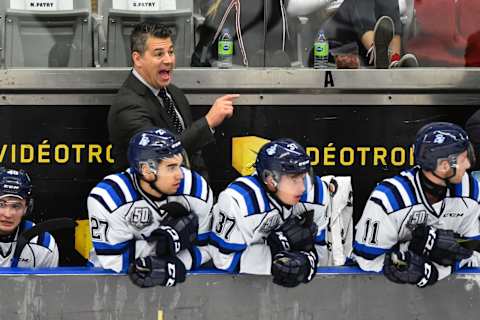 BOISBRIAND, QC – SEPTEMBER 28: Head coach Yanick Jean. (Photo by Minas Panagiotakis/Getty Images)