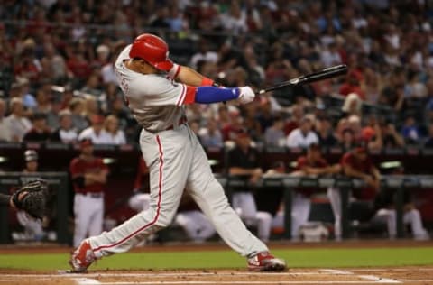 Next Year, Altherr Will Face the Challenge of Staying in the Majors. Photo by Christian Petersen/Getty Images. Philadelphia Phillies.