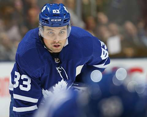 TORONTO, ON – DECEMBER 17: Cody Ceci #83 of the Toronto Maple Leafs  .(Photo by Claus Andersen/Getty Images)