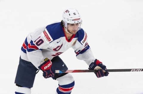 Matthew Beniers #10 of the United States  (Photo by Codie McLachlan/Getty Images)