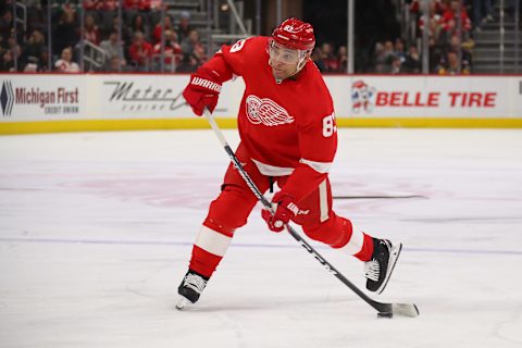 DETROIT, MICHIGAN – JANUARY 17: Trevor Daley (Photo by Gregory Shamus/Getty Images)