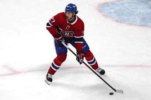 Dec 16, 2021; Montreal, Quebec, CAN; Montreal Canadiens defenseman Alexander Romanov Mandatory Credit: Jean-Yves Ahern-USA TODAY Sports