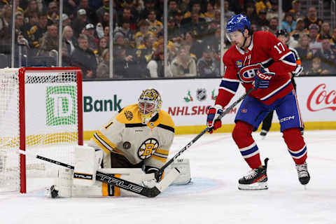 Nov 18, 2023; Boston, Massachusetts, USA; Montreal Canadiens right wing Josh Anderson. Mandatory Credit: Winslow Townson-USA TODAY Sports