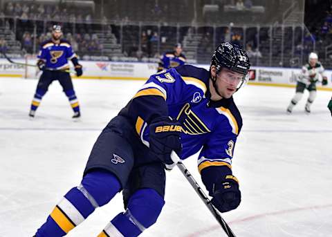 St. Louis Blues center Klim Kostin (37)Mandatory Credit: Jeff Curry-USA TODAY Sports