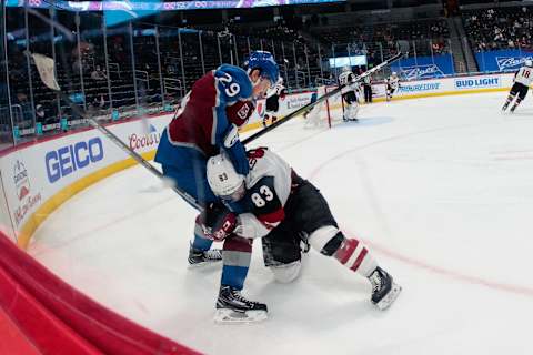 Colorado Avalanche center Nathan MacKinnon (29). Mandatory Credit: Isaiah J. Downing-USA TODAY Sports