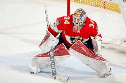 SUNRISE, FL – FEBRUARY 26: Goaltender James Reimer