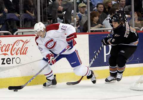 Dec 27, 2006; Washington, DC, USA; Montreal Canadiens Sergei Samsonov. Mandatory Credit: James Lang-USA TODAY Sports Copyright © James Lang