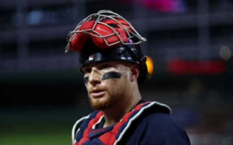 Christian Vazquez. (Photo by Ronald Martinez/Getty Images)