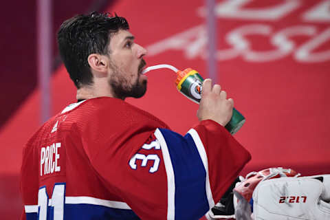 Goaltender Carey Price #31 of the Montreal Canadiens. (Photo by Minas Panagiotakis/Getty Images)