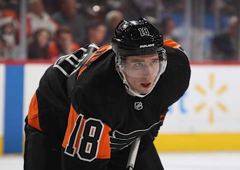 Tyler Pitlick, Philadelphia Flyers (Photo by Bruce Bennett/Getty Images)