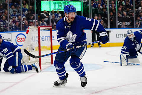 Toronto Maple Leafs defenseman Luke Schenn (2)  Mandatory Credit: John E. Sokolowski-USA TODAY Sports