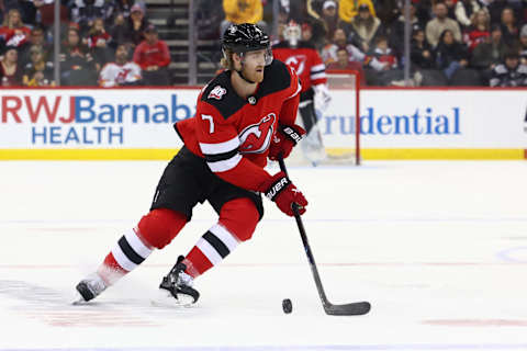 New Jersey Devils defenseman Dougie Hamilton (7): Ed Mulholland-USA TODAY Sports