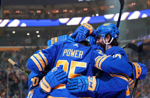 Owen Power #25, Buffalo Sabres (Photo by Kevin Hoffman/Getty Images)