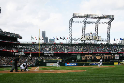 SEATTLE – APRIL 02: General view of Safeco Field during the opening day game between the Seattle Mariners and the Oakland Athletics on April 2, 2007, in Seattle, Washington. The Mariners defeated the A’s 4-0. (Photo by Otto Greule Jr/Getty Images)