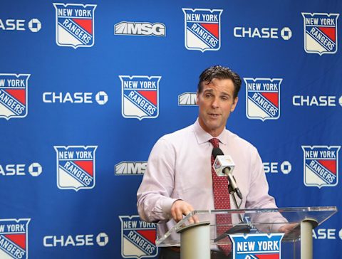 David Quinn of the New York Rangers (Photo by Bruce Bennett/Getty Images)