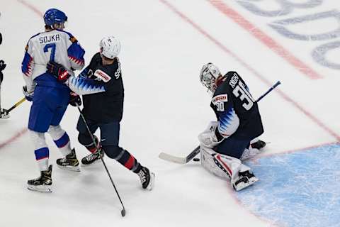 Spencer Knight #30 of the United States. (Photo by Codie McLachlan/Getty Images)