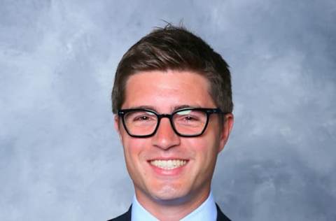 TORONTO , ON – SEPTEMBER 17: Kyle Dubas of the Toronto Maple Leafs poses for his official headshot for the 2015-16 season on September 17, 2015 at the Mastercard in Toronto, Ontario, Canada. (Photo by Graig Abel/NHLI via Getty Images)