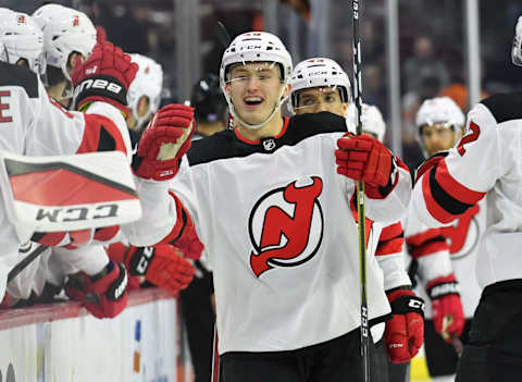 Nov 15, 2018; Philadelphia, PA, USA; New Jersey Devils   Mandatory Credit: Eric Hartline-USA TODAY Sports