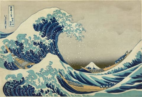 Katsushika Hokusai's The Great Wave off Kanagawa