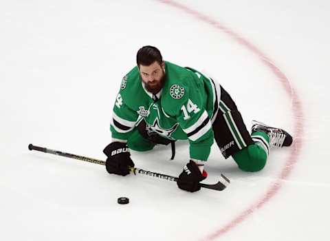 Jamie Benn #14 of the Dallas Stars. (Photo by Bruce Bennett/Getty Images)